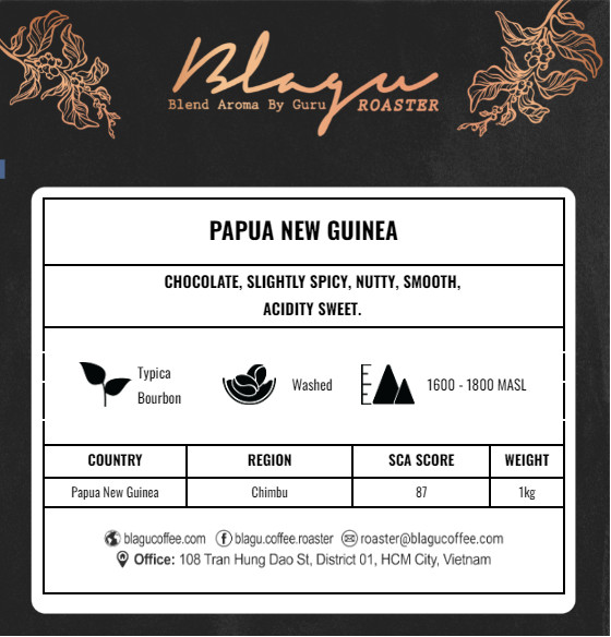 Cà phê hạt nhân xanh papua new guinea- 1kg