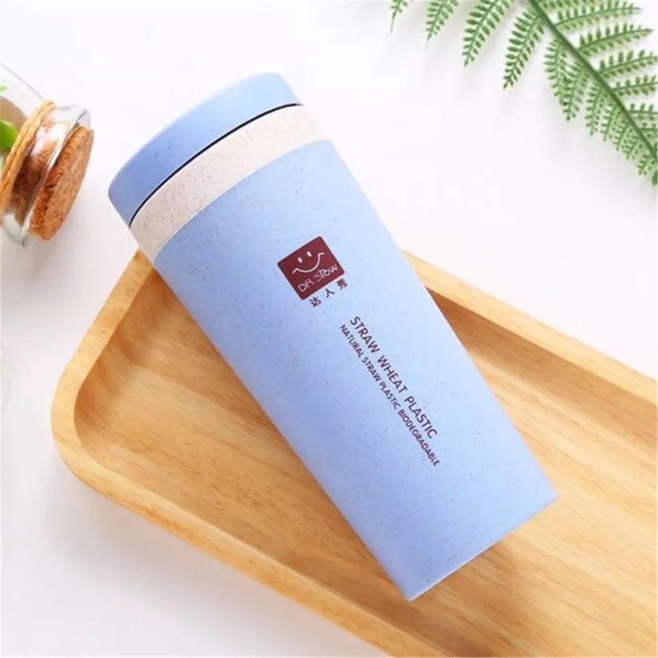 BÌNH UỐNG NƯỚC LÚA MẠCH DR SROW CÓ DÂY XÁCH 300ML CHẤT LƯỢNG - Bình đựng nước Lúa mạch Dr Srow - ly uông nước