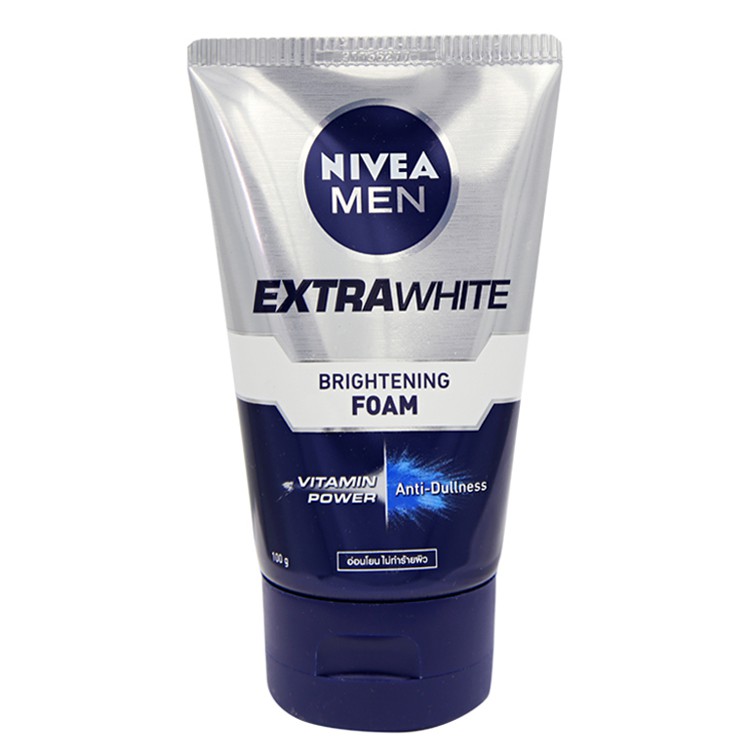 Sữa rửa mặt sáng mịn da cho nam Nivea Men Extra White