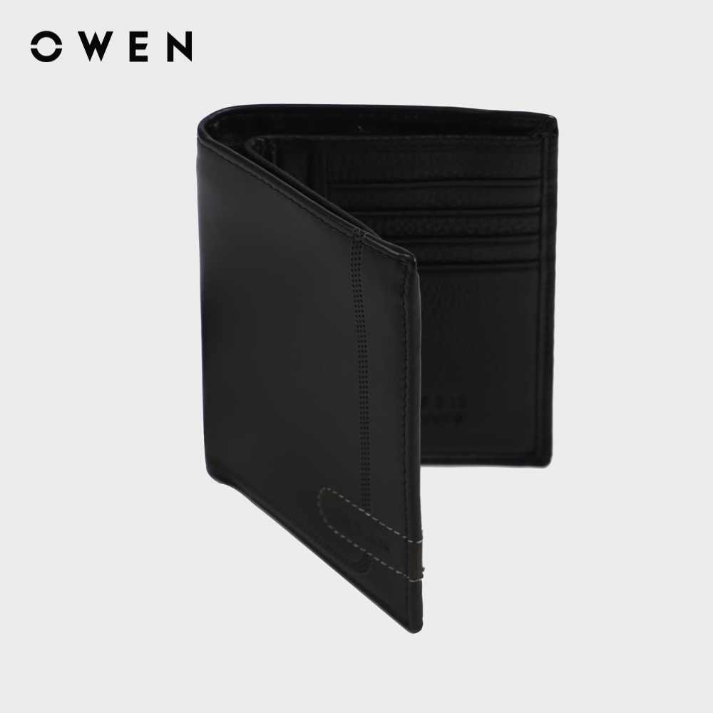Owen - ví da vid221345 màu đen chất liệu 100% leather