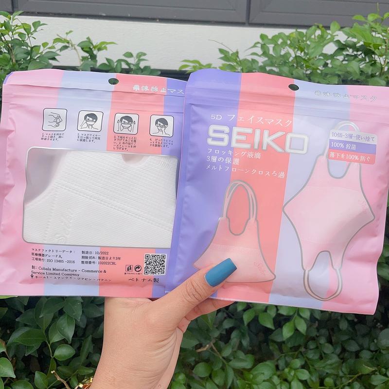 Thùng 100 Chiếc Khẩu Trang 5D SEIKO Người Lớn