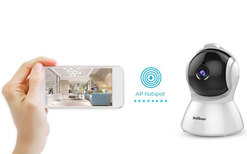 [ TẶNG THẺ NHỚ 64G YOOSEE ] Camera IP Srihome SH025 2.0Mpx kết nối WIFI
