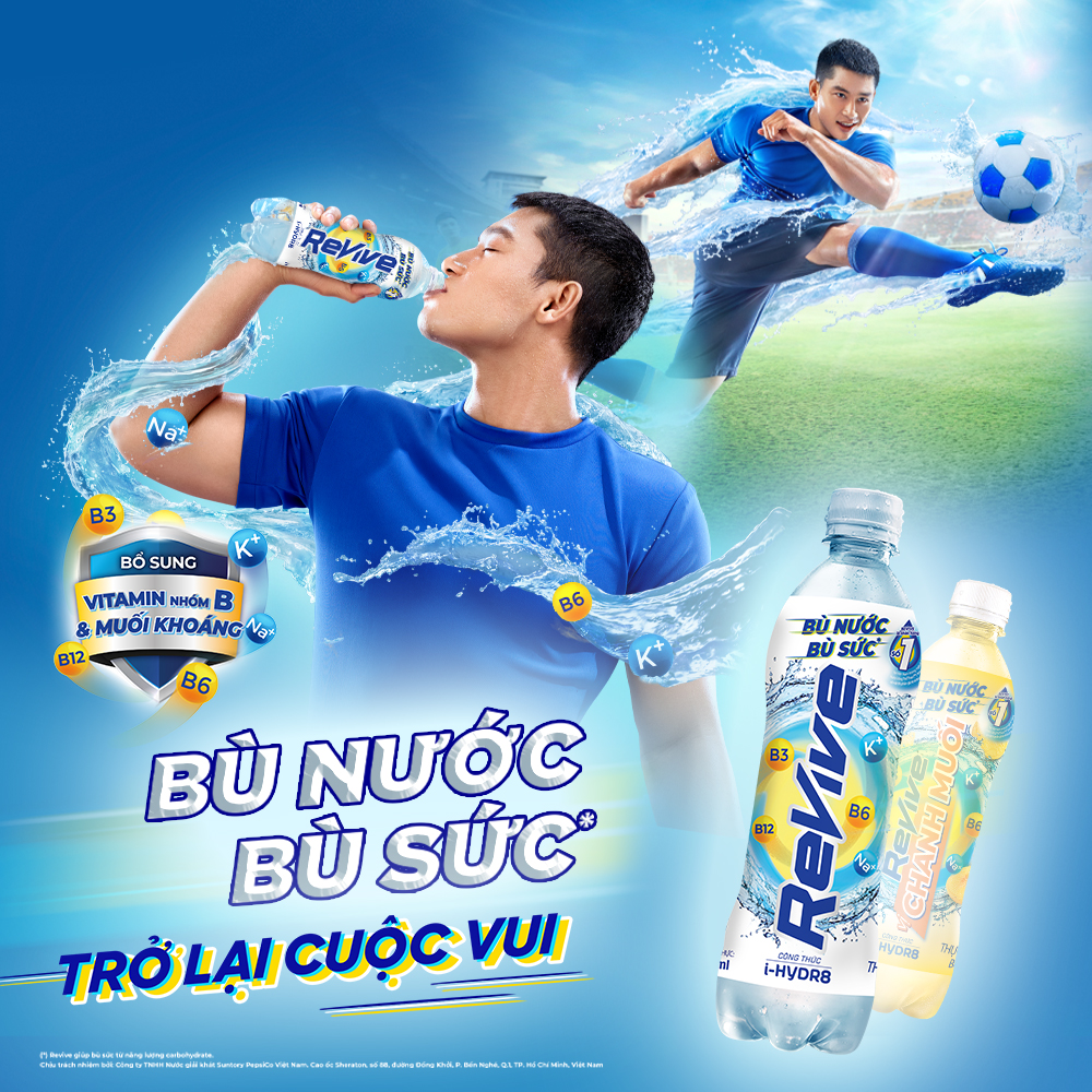 Thùng 24 Chai Nước Điện Giải Thể Thao Revive (500ml/chai)