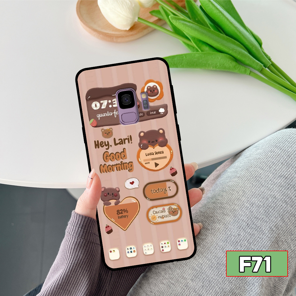 Ốp lưng Samsung S9/ S9 Plus/ S9+ hình thỏ, gấu nâu cute dễ thương