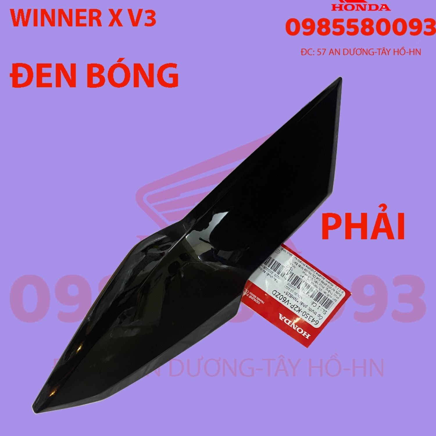 DÀN ÁO WINNER X V3 2022 MÀU ĐEN BÓNG ( CÓ BÁN LẺ)