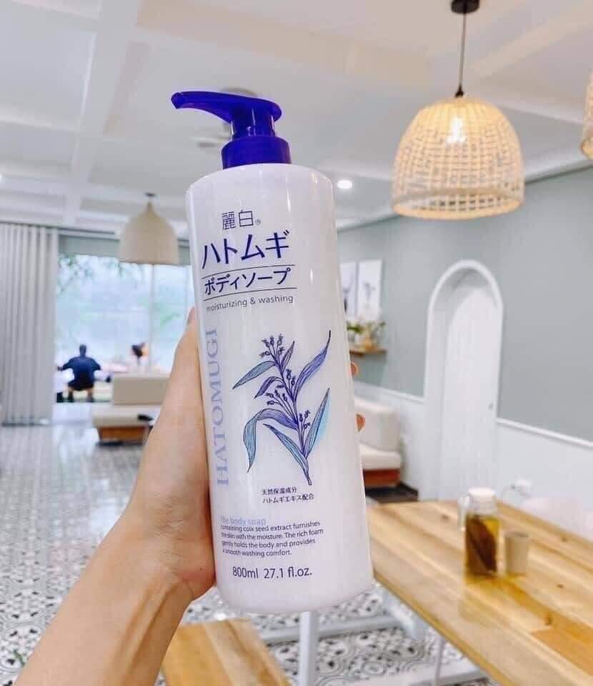 SỮA TẮM GẠO Ý DĨ HATOMUGI NHẬT 800ml