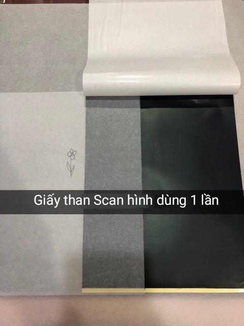 Combo 10 giấy than Scan in hình dùng 1 lần ( hàng có sẵn )