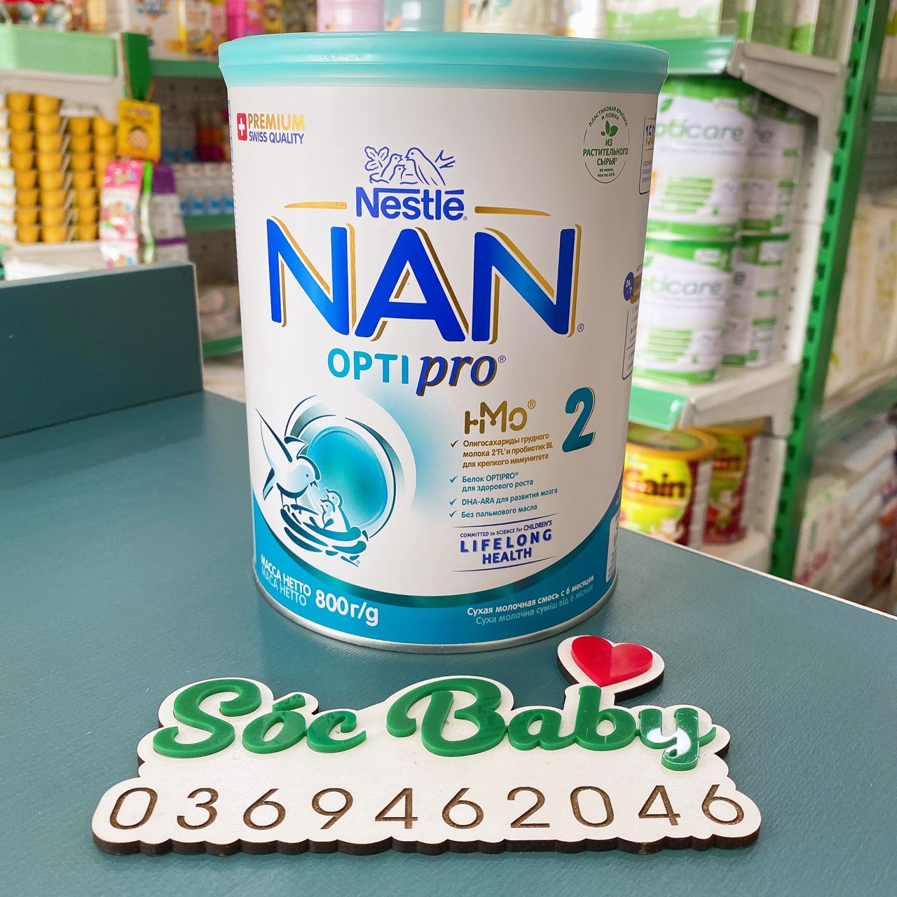 Sữa nan nga 800gr số 1, 2, 3, 4 - sóc baby