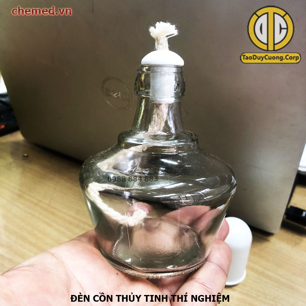 Đèn cồn thủy tinh thí nghiệm