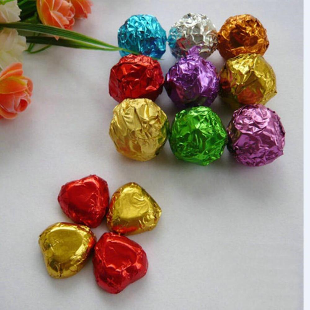 [HCM]Giấy bạc gói socola 100 tờ ( 10*10cm)