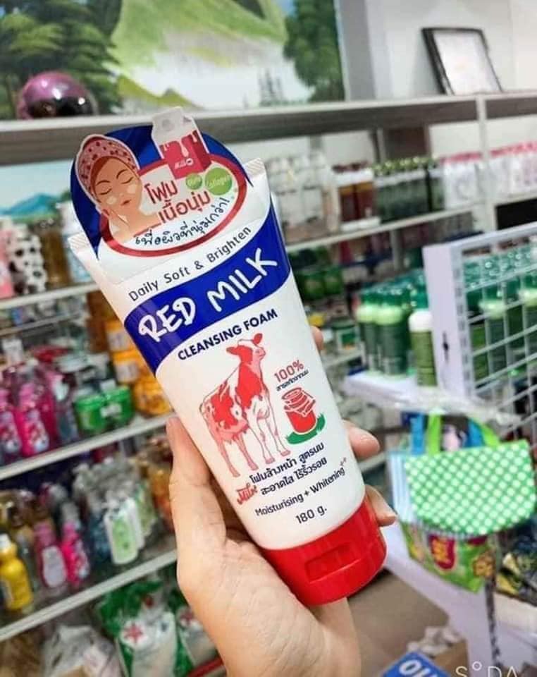 Sữa rửa mặt Red Milk ThaiLand 180G