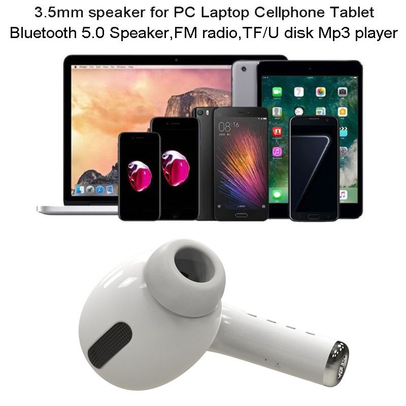 [HCM]LOA BLUETOOTH MK-201 - KIỂU DÁNG AIRPOD KHỔNG LỒ