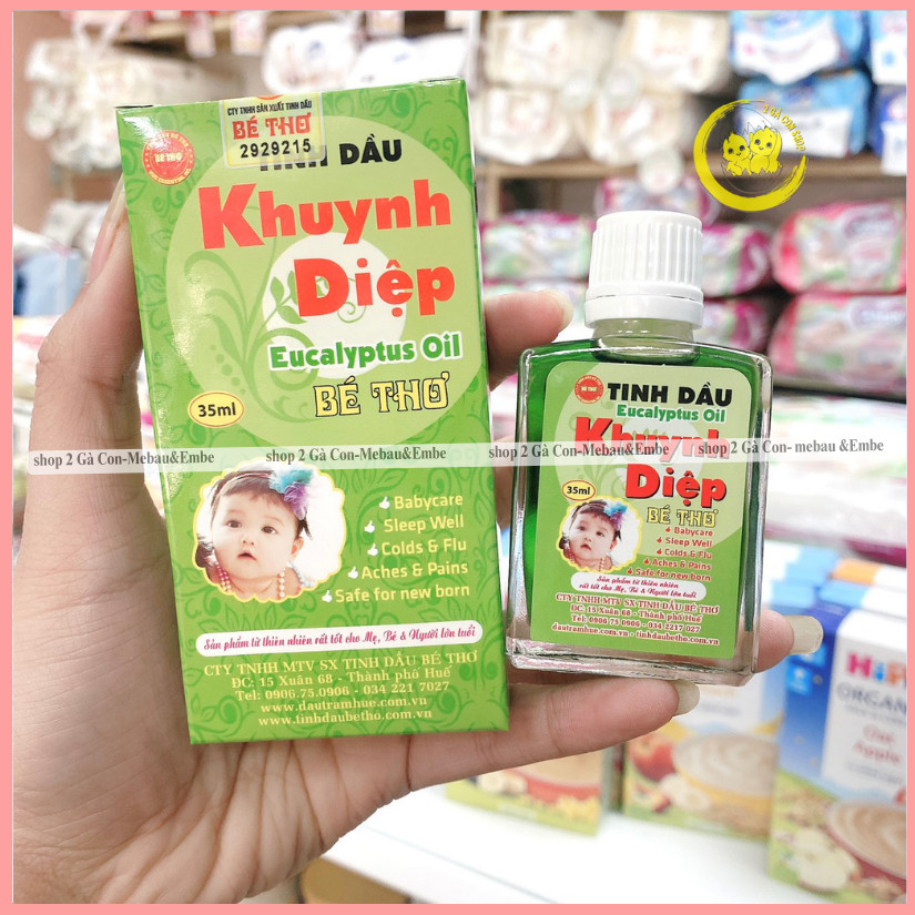 Dầu khuynh diệp cho bé