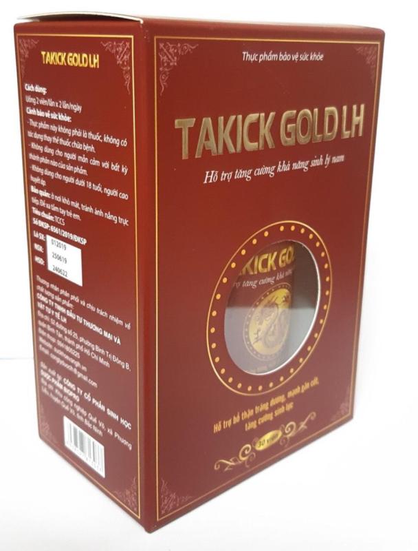 TAKICK GOLD LH ( Hộp 30 viên ) Hỗ trợ chức năng sinh lý nam