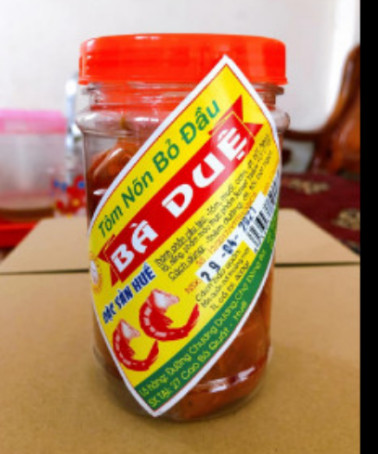 Tôm chua(tôm Nõn bỏ đầu) BÀ DUỆ 400G Đặc sản Huế