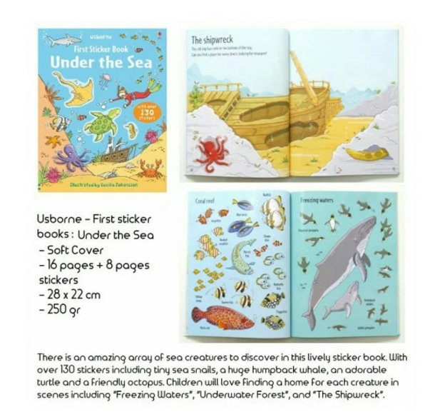 Usborne Sticker Book - Under the sea