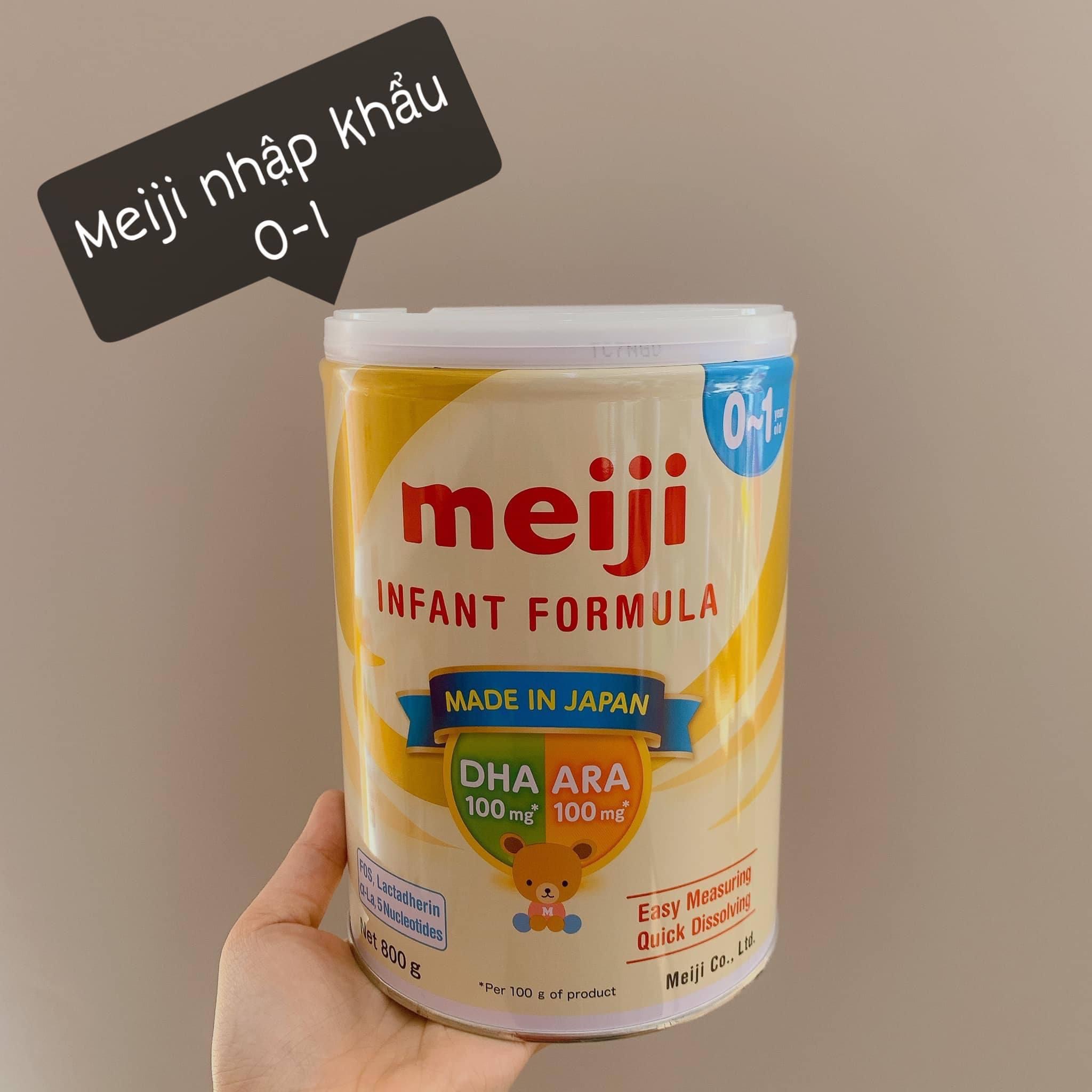 (HCM) Sữa bột Meiji số 0 nhập khẩu 800g date 2024