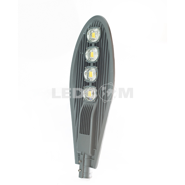 Đèn đường 200w hình chiếc lá thân ghi siêu sáng LEDCOM