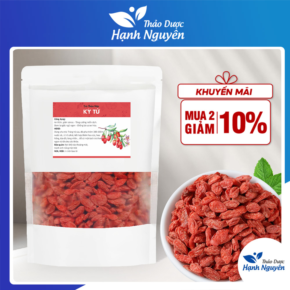 Kỷ tử ninh hạ 1kg, hạt kỳ tử to, tròn, vị ngọt thanh, trà kỳ tử đẹp da, chống lão hóa - Hạnh Nguyên