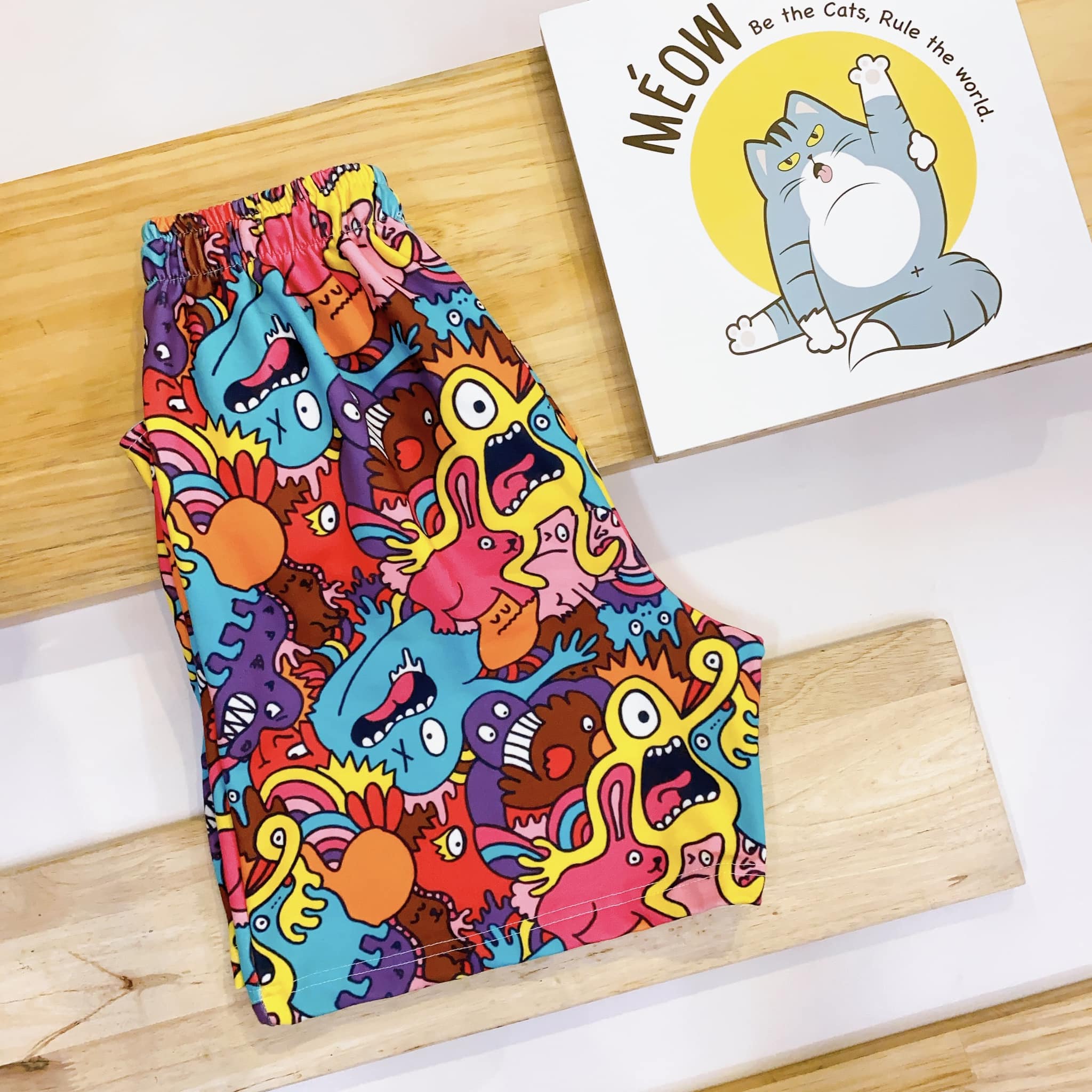[STICKER SHORTS] - [KHÁCH VUI LÒNG IB MÉOW ĐỂ CHỌN MẪU] - quần short hoạ tiết - Made by Méow