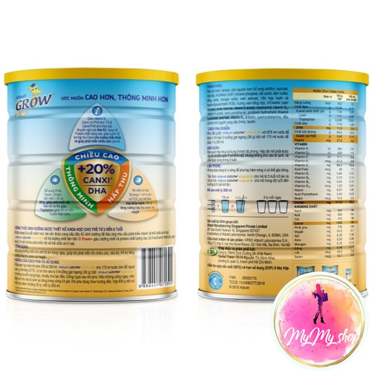 Sữa bột Abbott Grow Gold 3+ (1.7Kg)