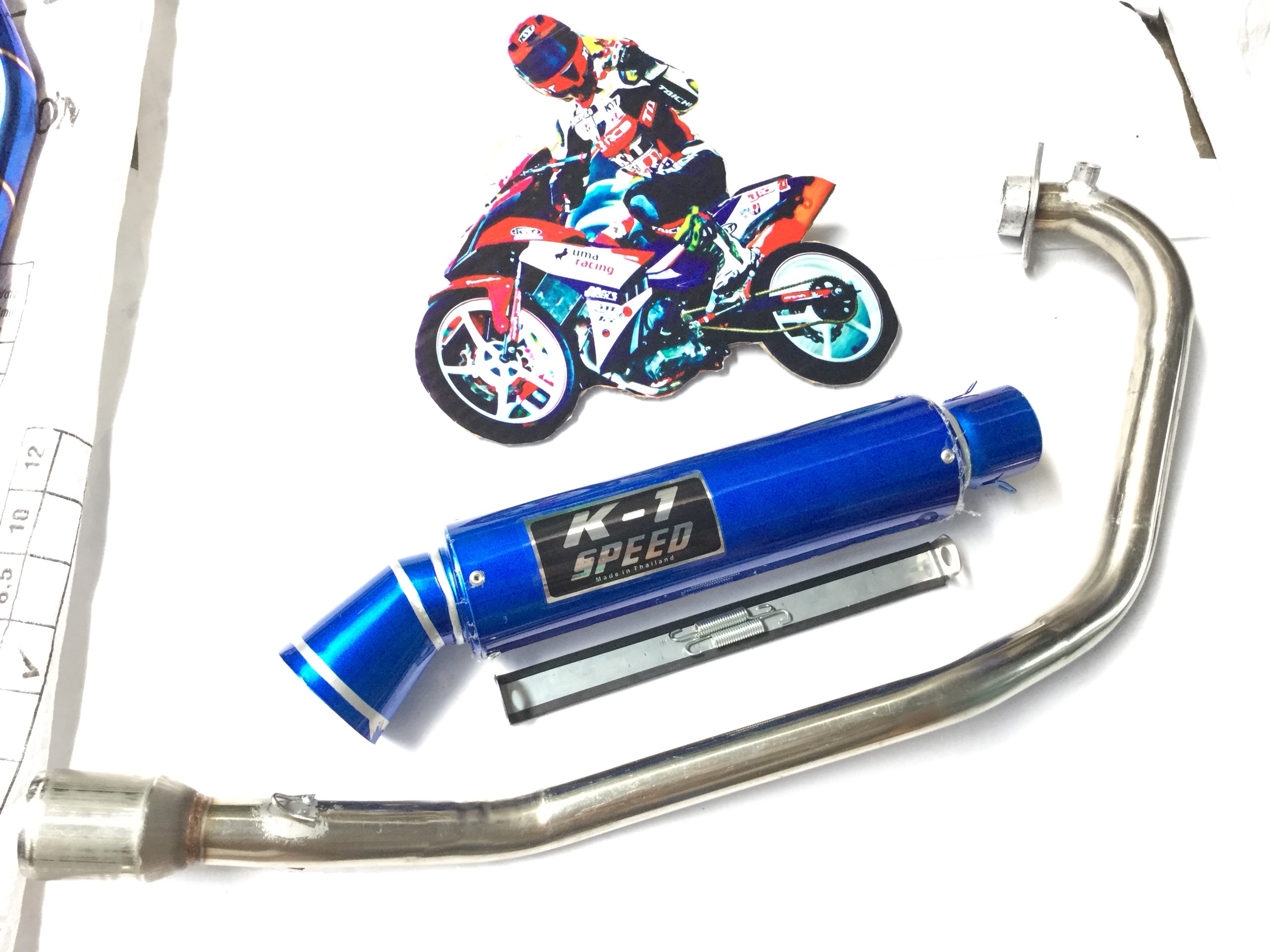 Pô K1 vip Đỏ - Cả Cổ Satria + GSx + Raider fi .....,,,,