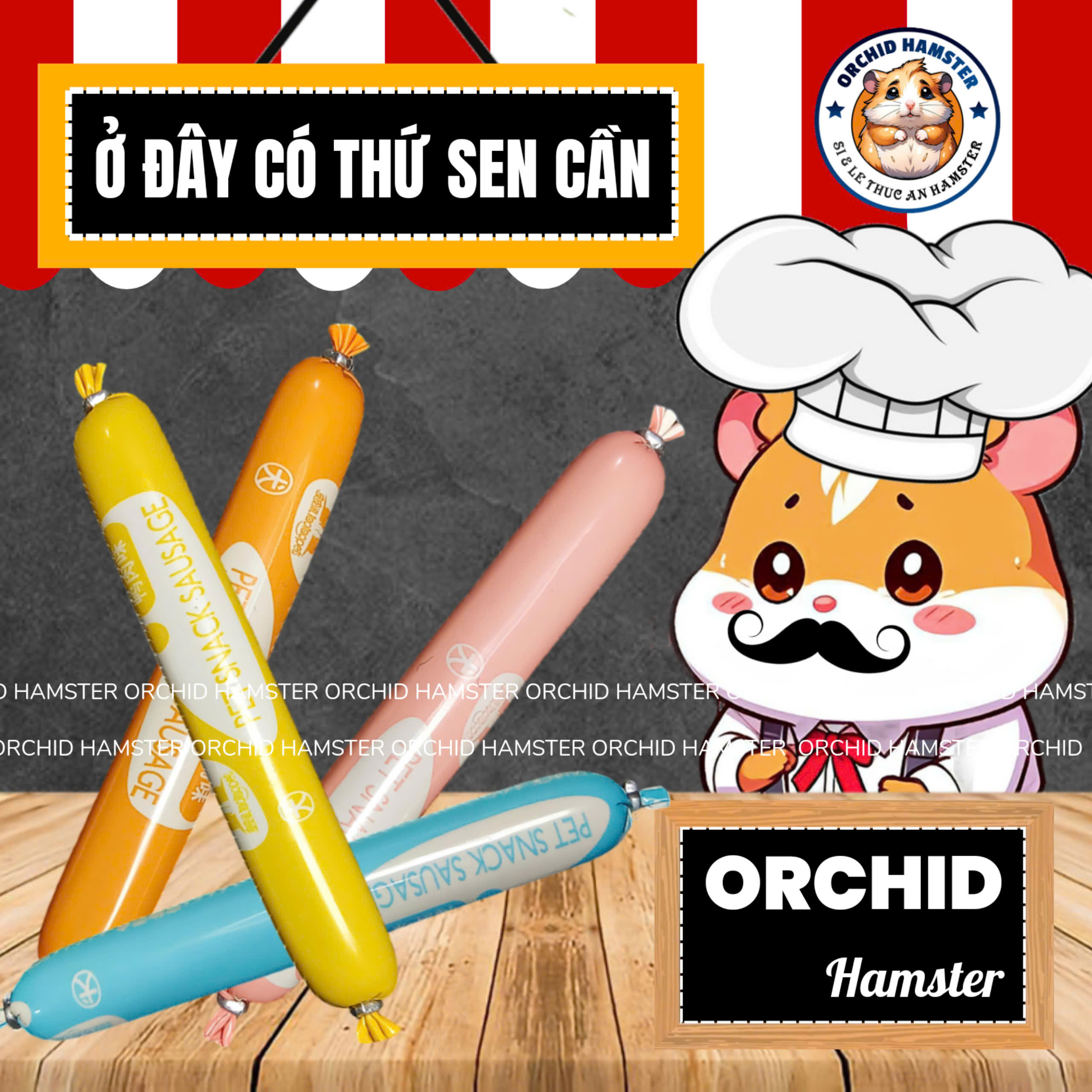 Xúc Xích Bổ Sung Đạm Cho Hamster/Sóc/Nhím Và Thú Nhỏ