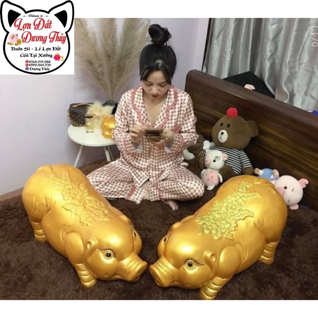 Lợn đất Tài Lộc 1 siêu to khủng lồ
