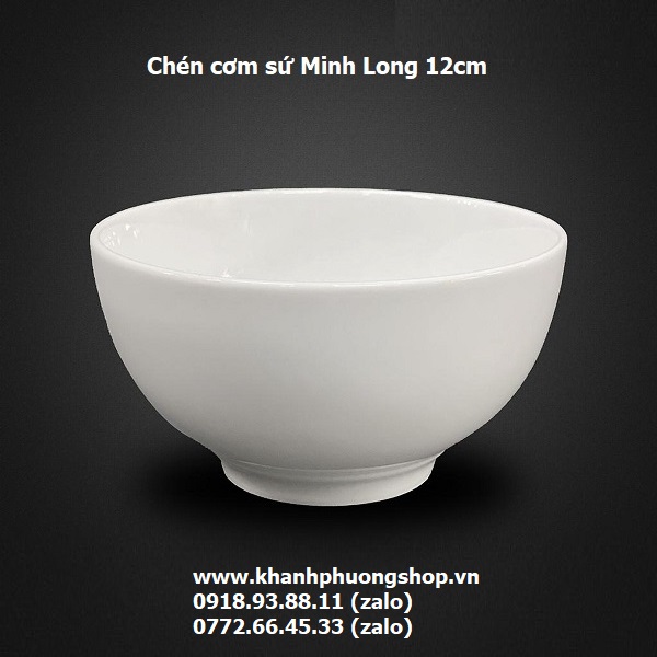 chén sứ Minh Long 12cm - chén sứ minh long