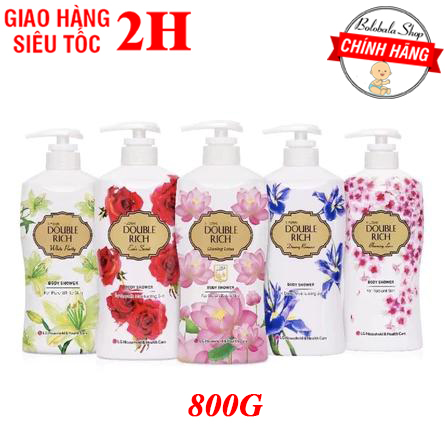 Sữa tắm Double Rich đủ màu chai 800g/ 200g