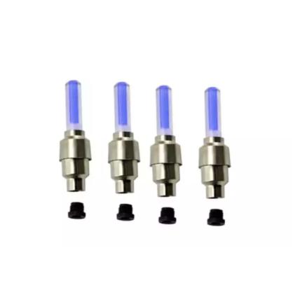 Bộ 2 đèn led gắn van bánh xe đạp (xanh dương)