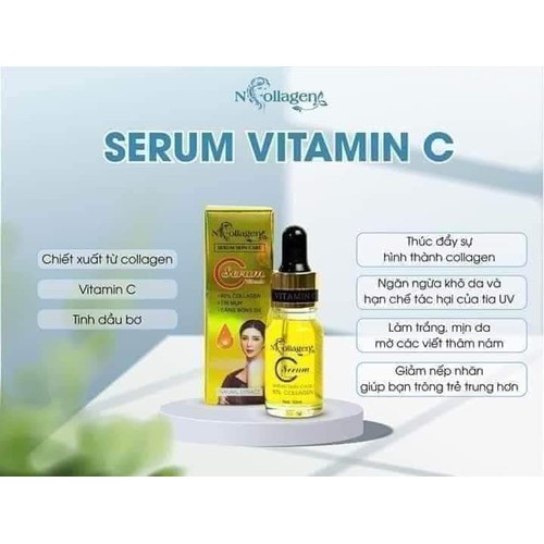SERUM VITAMIN C NCOLAGEN 10ML LÀM ĐẸP DA
