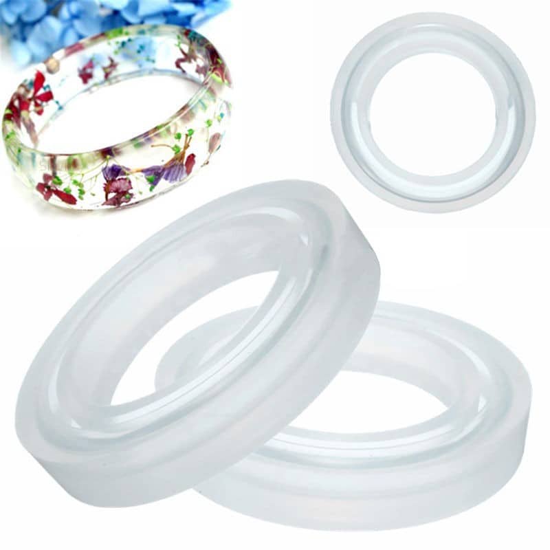Khuôn silicone làm vòng đeo tay trang sức.