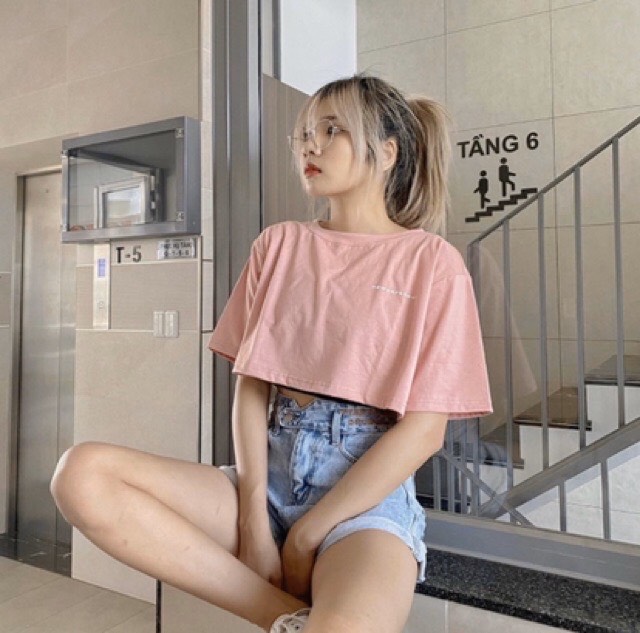 Áo thun Croptop 1974 (Set 2 áo CROPTOP & BRA)