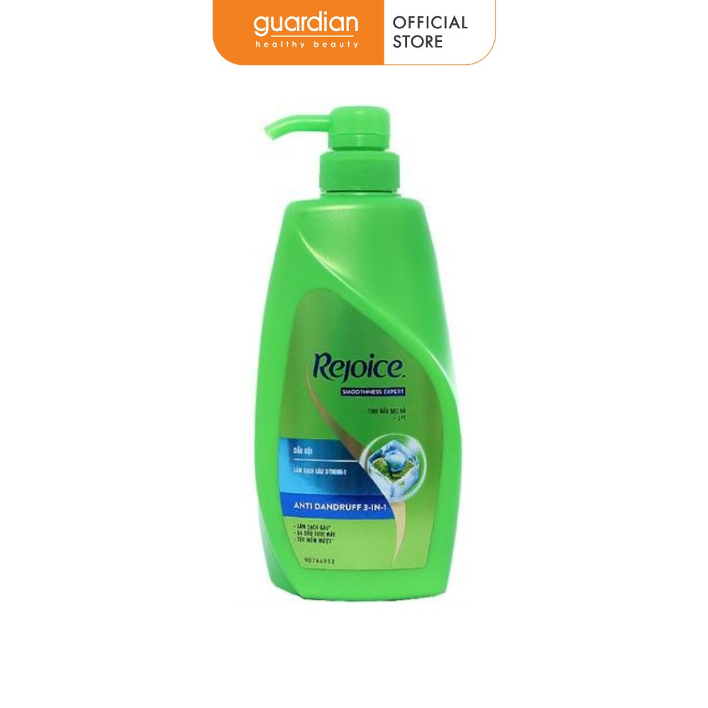 Dầu Gội Làm Sạch Gàu 3 Trong 1 Rejoice Anti Dandruff Shampoo 650Gr