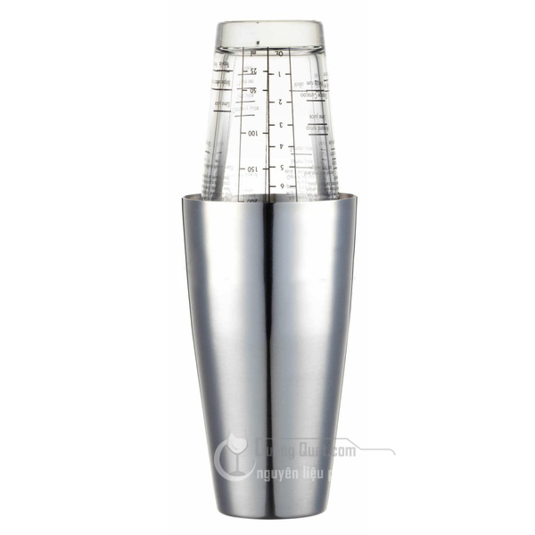 [hcm]bình lắc 2 mảnh (boston shaker) (1 thủy tinh 1 inox)