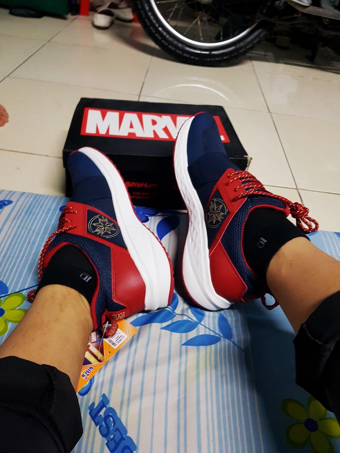 Giày Sneaker Bitis Hunter Marvel Captain - DSMH00911XNH