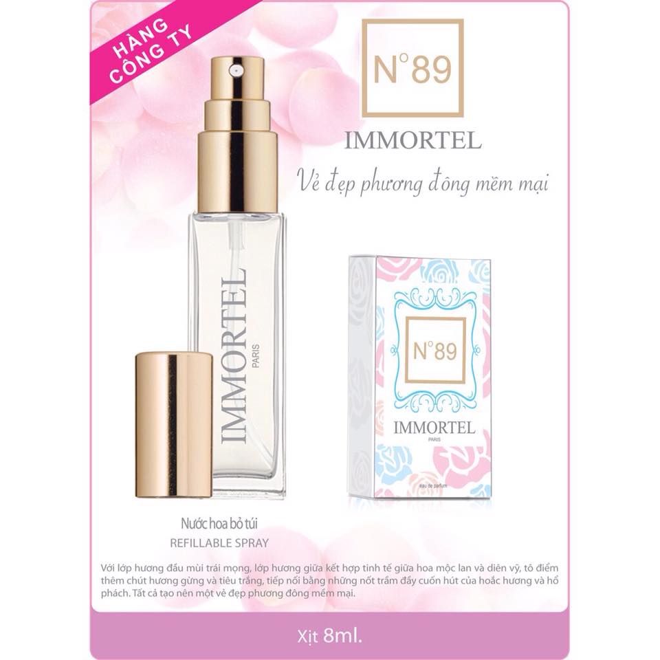 Nước Hoa IMMORTEL chai xịt dung tích 8mL Eau de parfum