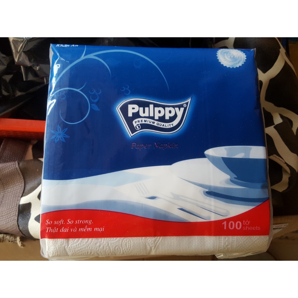 Khăn giấy ăn PULPPY 100 tờ