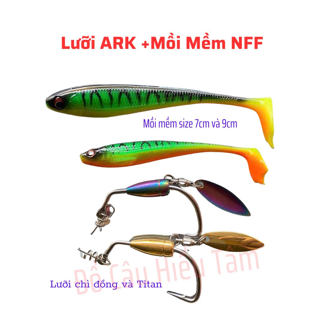 Mồi mềm NFF và Lưỡi câu mồi mềm Ar15