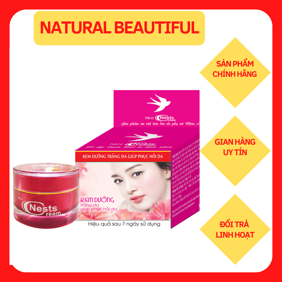 Kem dưỡng trắng da giúp phục hồi da 40g nice nests 399k
