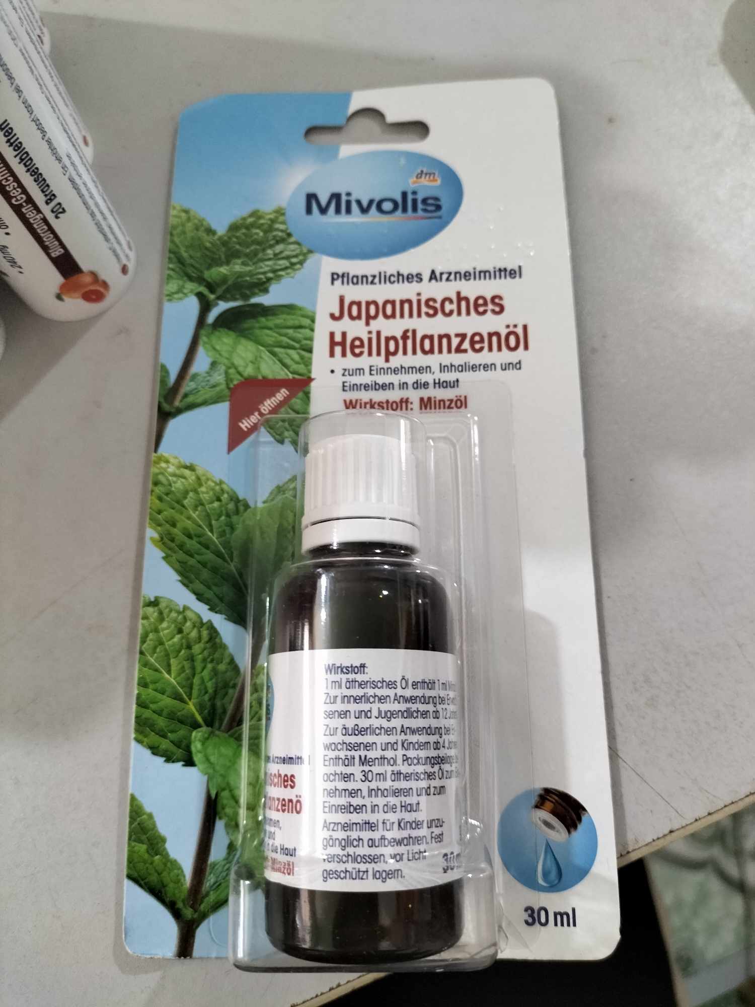 TINH DẦU BẠC HÀ MIVOLIS 30ML