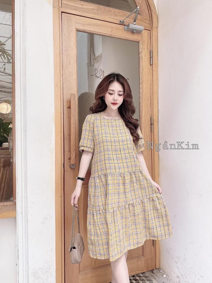 Hàng cao cấp] Váy bầu đầm bầu chất Lụa Hàn mềm mại💕thiết kế sang chảnh mặc  đi làm đi chơi đều đc💗Free size 43~68k | Shopee Việt Nam
