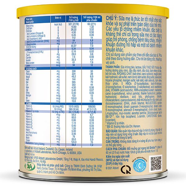 Sữa bột Similac PRODI-G 1 400g Mới