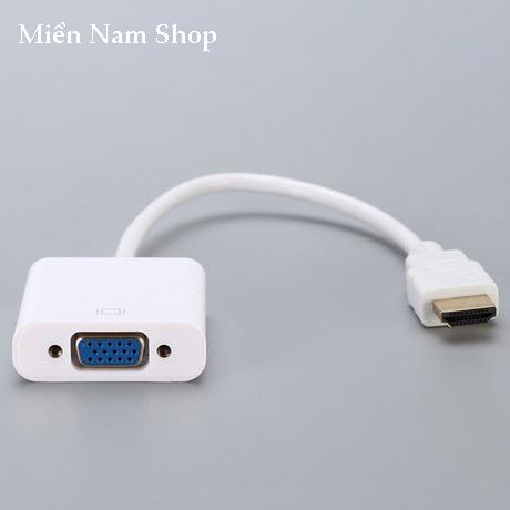 Cáp chuyển đổi HDMI sang VGA (Trắng)