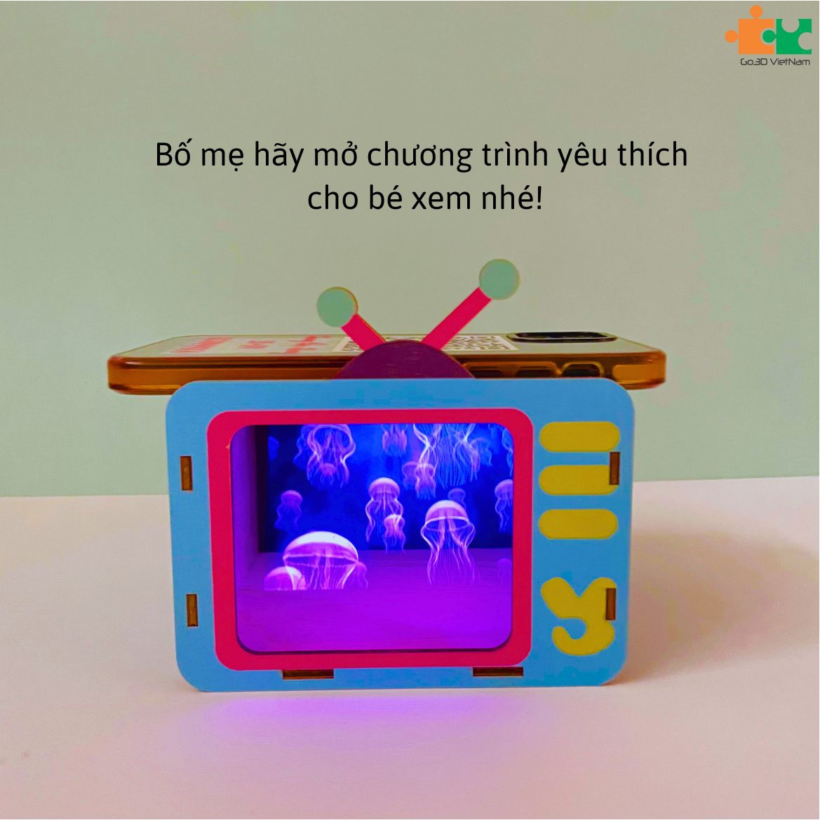 Hộp chiếu phim hologram 3d