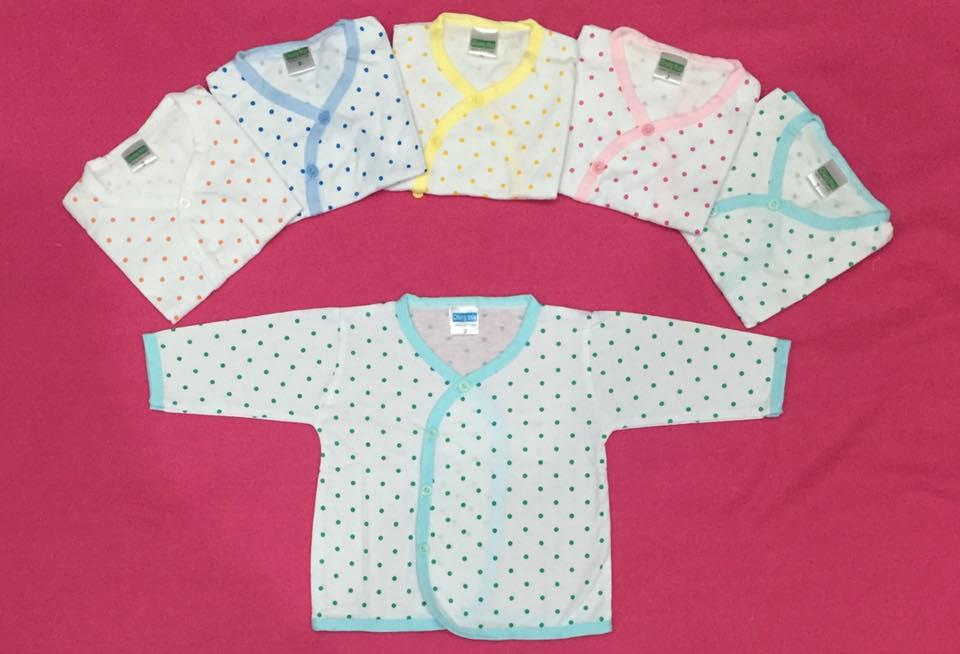 Combo 5 Áo Chấm Bi TD Bé 3-6kg