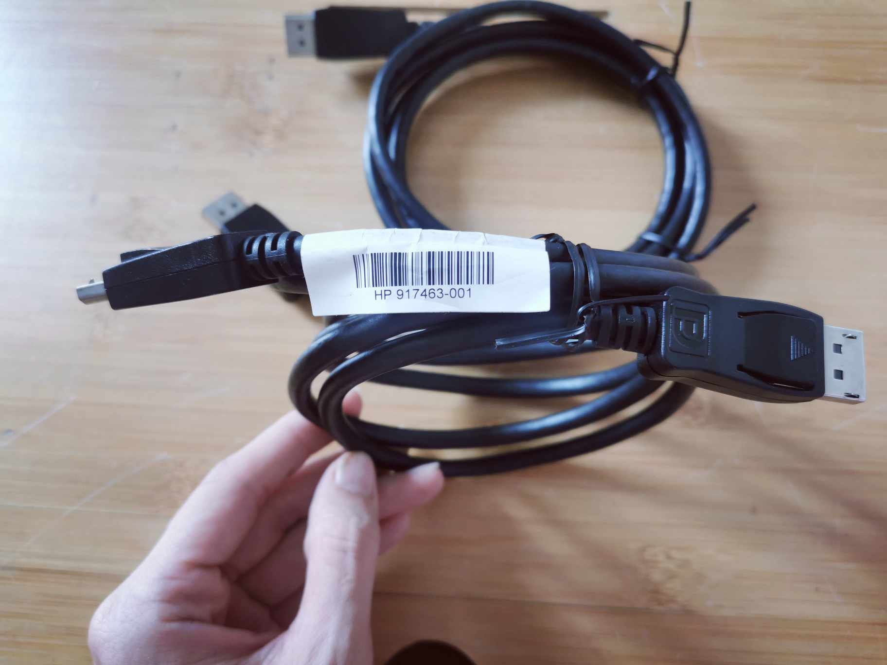 Cáp DisplayPort sang Dislayort 1.8m - hàng tháo máy HP