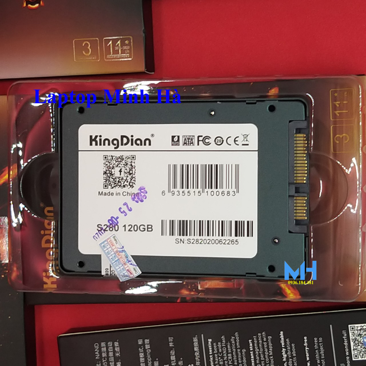 Ổ cứng SSD 120gb Kingdian S280 hàng mới bảo hành 36 tháng đổi hàng mới