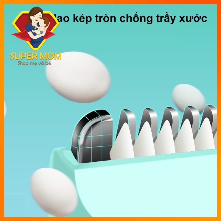 Tông Đơ Cắt Tóc Cho Bé LUKBABY siêu bền(TẶNG KHĂN TRÙM)
